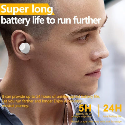 Wireless Earbuds, Bluetooth Headphones, TWS Earphones In-Ear Ear Buds Built in Mic Headset Premium Sound with Deep Bass for Workout, Gaming Sports, Work, Running, Gym